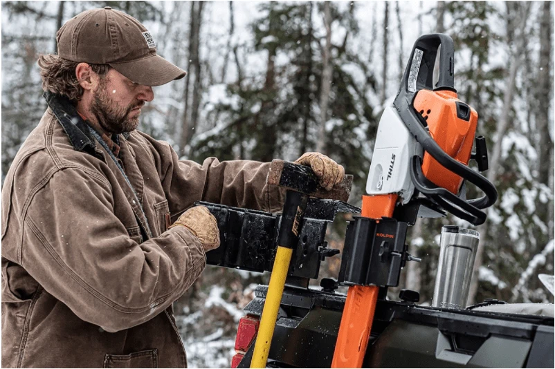 Kolpin Off-Road Vehicle Chainsaw Mount- Polaris Ranger/General - Image 2