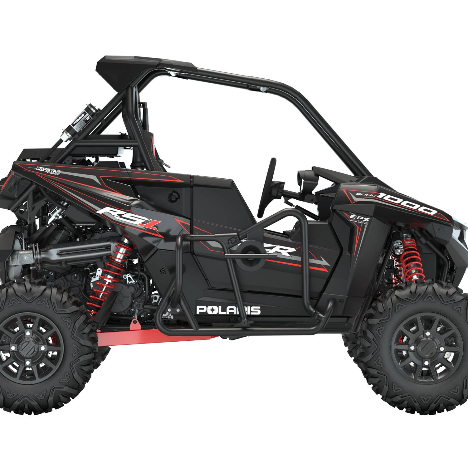 Polaris RS1 Sport Side Tire Carrier - Black - Image 3