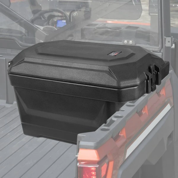 Kemimoto 2" Tie Down Anchors & Big Size Cargo Box (Passenger Side) - Polaris Ranger - Image 2