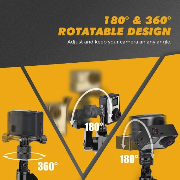 Kemimoto Polaris Ranger /General /Defender /Maverick Trail UTV Pro-Fit Clamp / Camera Mount - Image 6