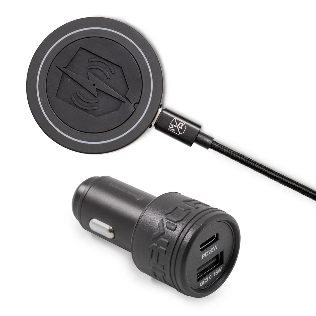 Mob Armor Flex Magnetic Wireless Charger PLUS Dual USB Car Charger