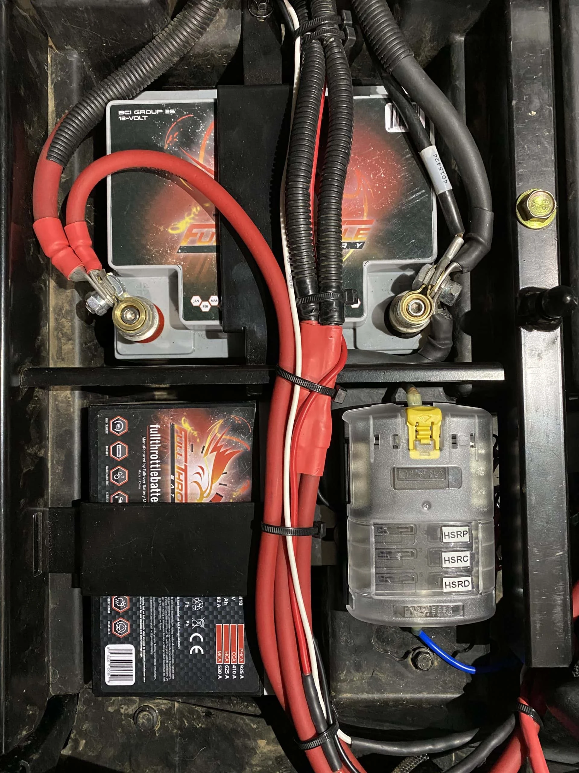 Fueled UTV Polaris RZR Main Battery Hold Down Bracket For Full Throttle FT560 Or Odyssey PC1200 Battery - Image 2