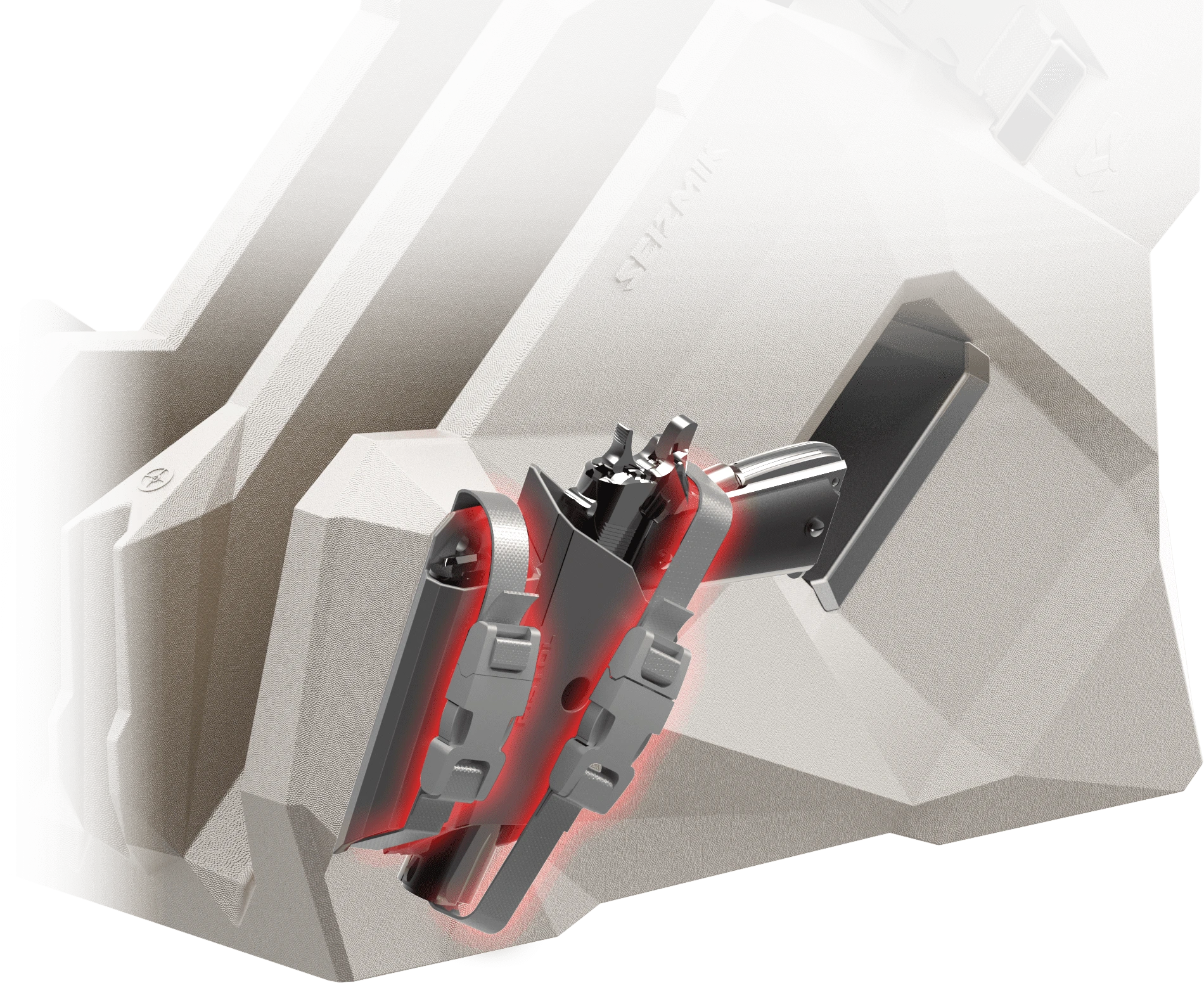 Seizmik PISTOL & MAGAZINE HOLSTER ADD-ON KIT (1 PAIR) - Image 3