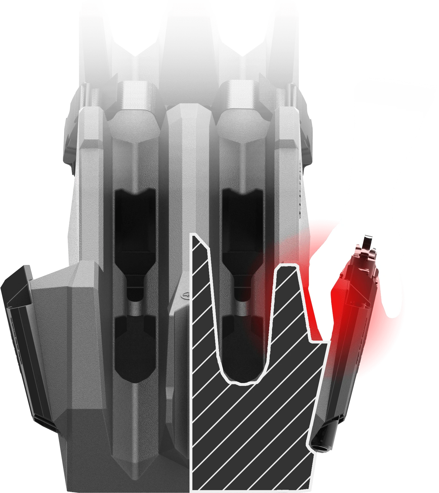 Seizmik PISTOL & MAGAZINE HOLSTER ADD-ON KIT (1 PAIR) - Image 4