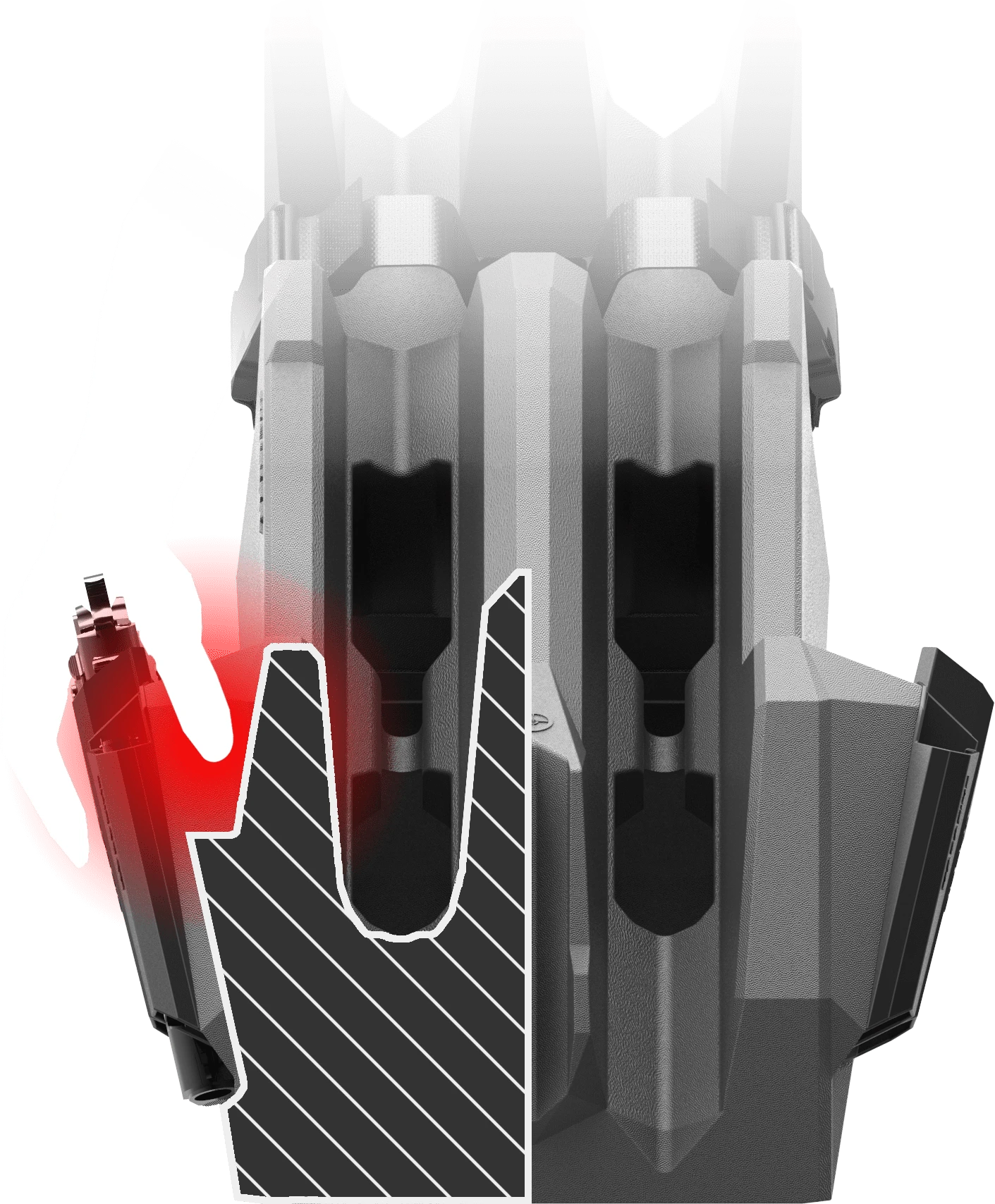 Seizmik PISTOL & MAGAZINE HOLSTER ADD-ON KIT (1 PAIR) - Image 5