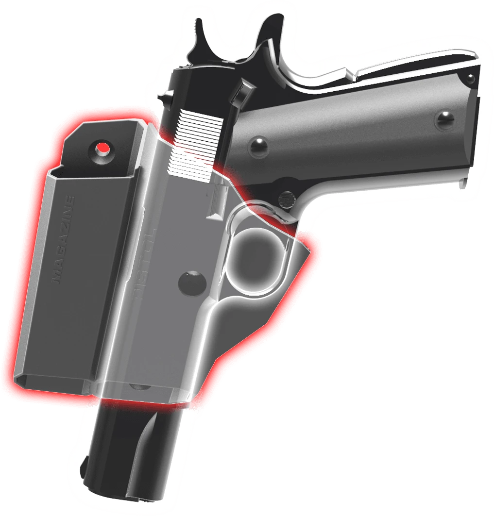 Seizmik PISTOL & MAGAZINE HOLSTER ADD-ON KIT (1 PAIR) - Image 6