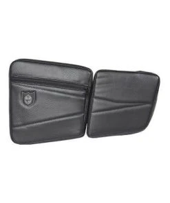 PRO ARMOR RZR STOCK FRONT DOOR KNEE PADS WITH STORAGE BLACK - RZR 900/1000/TURBO