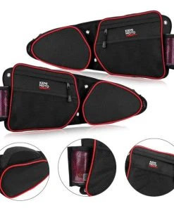 Kemimoto Polaris RZR XP 1000 900XC S900 Front Door Side Door Bags With Knee Pad