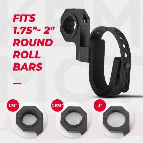 Kemimoto 1.75”-2” Roll Bars Universal Tool Holder (2 Pieces) - Image 3