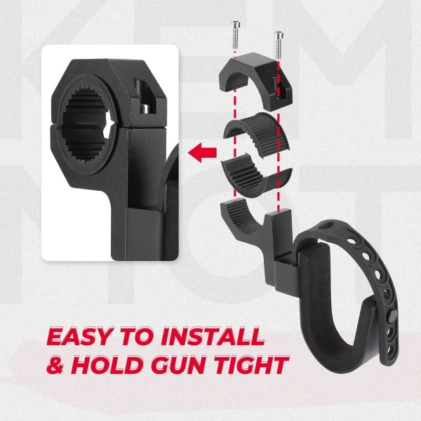 Kemimoto 1.75”-2” Roll Bars Universal Tool Holder (2 Pieces) - Image 5