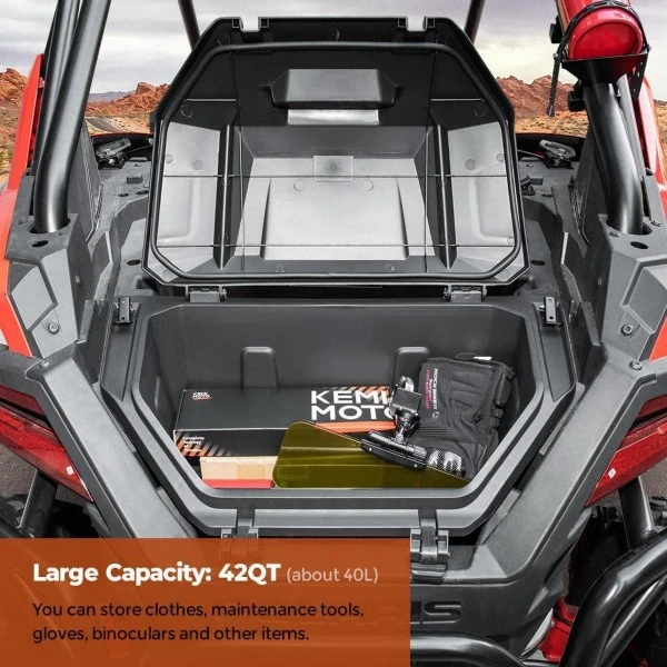 Kemimoto Polaris RZR Pro XP / Turbo R (2020-2023) Storage Rear Cargo Box - Image 5