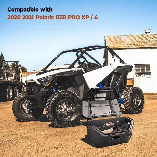 Kemimoto Polaris RZR Pro XP / Turbo R (2020-2023) Storage Rear Cargo Box - Image 6