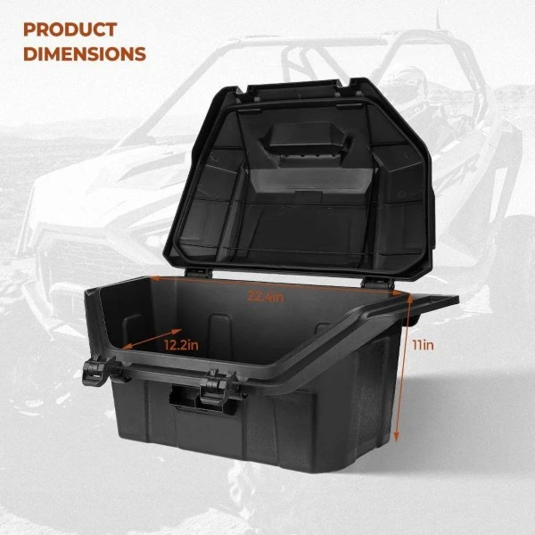 Kemimoto Polaris RZR Pro XP / Turbo R (2020-2023) Storage Rear Cargo Box - Image 8