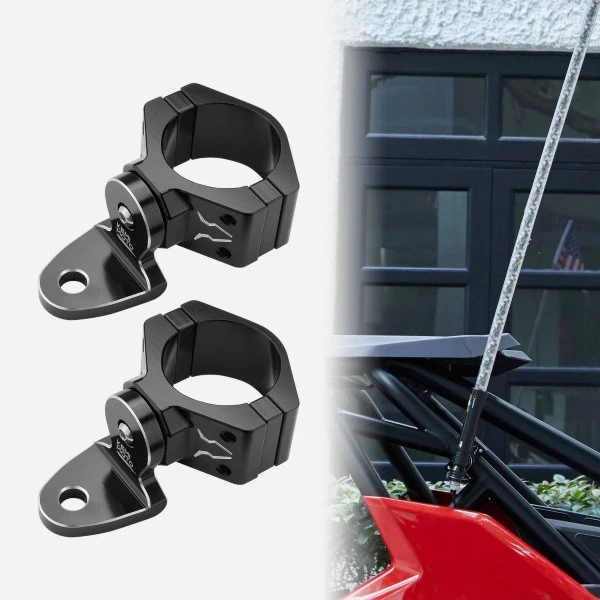 Kemimoto UTV Flag Mount /Whip Light Mount For 1.75 To 2 Inch Roll Bar - Image 2