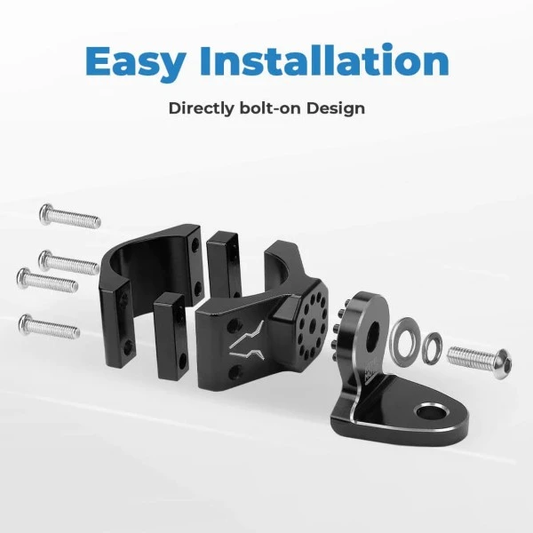 Kemimoto UTV Flag Mount /Whip Light Mount For 1.75 To 2 Inch Roll Bar - Image 6