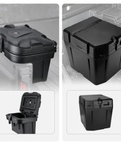 Kemimoto Cargo Storage Device Tool Box & Under Seat Storage Box Fit Polaris Ranger / General