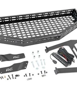 Rough Country '17 Polaris Ranger XP 1000/'14-'19 Ranger XP 900 6" Black Slimline Front Cargo Rack
