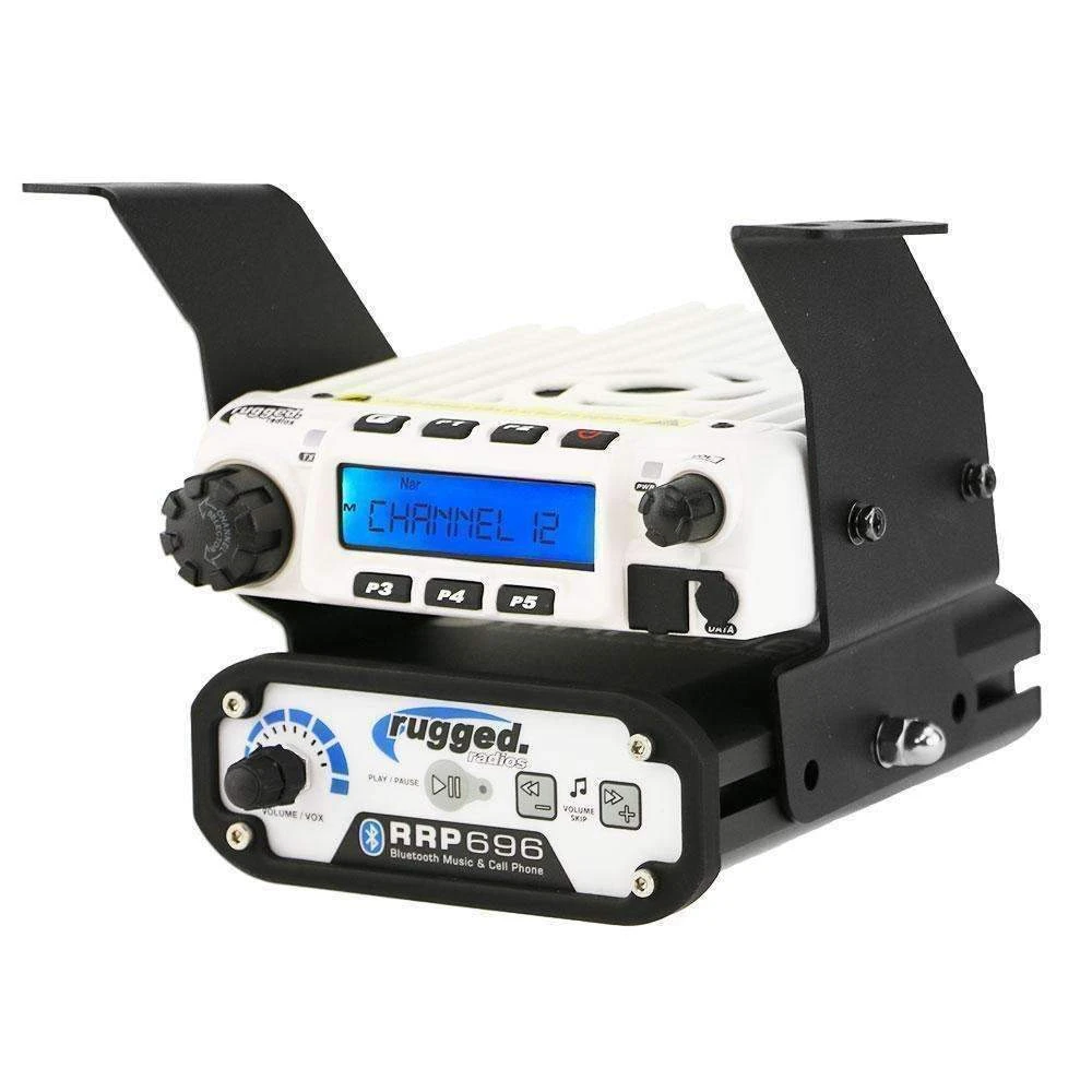Rugged Radios Polaris RZR Below Dash Mount For RM60 Radio & Intercom