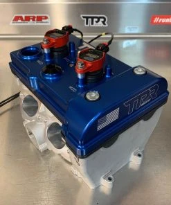 TPR Industry RZR Billet Valve Cover - Blue