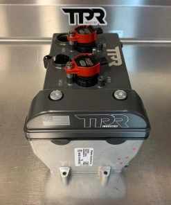 TPR Industry RZR Billet Valve Cover W/Oilers - Grey