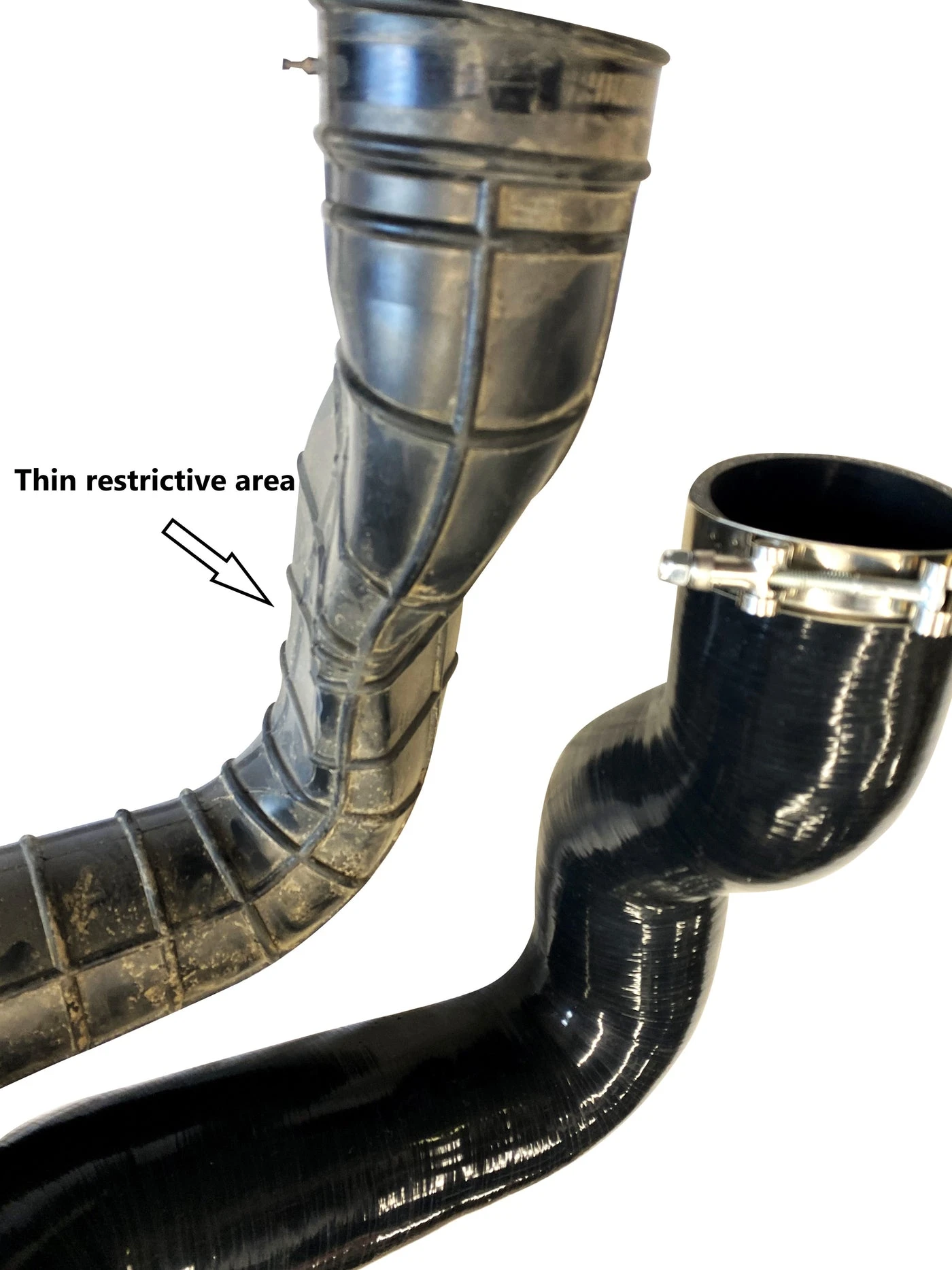 RPM Powersports Polaris RZR Pro XP/Turbo R "Big Fatty" Silicone Intake Tube - Image 3